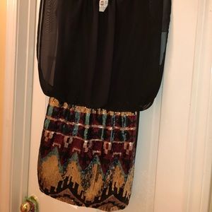 Junior’s Sequin bottom dress